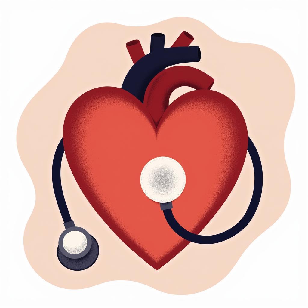 African American Heart Health Illustration