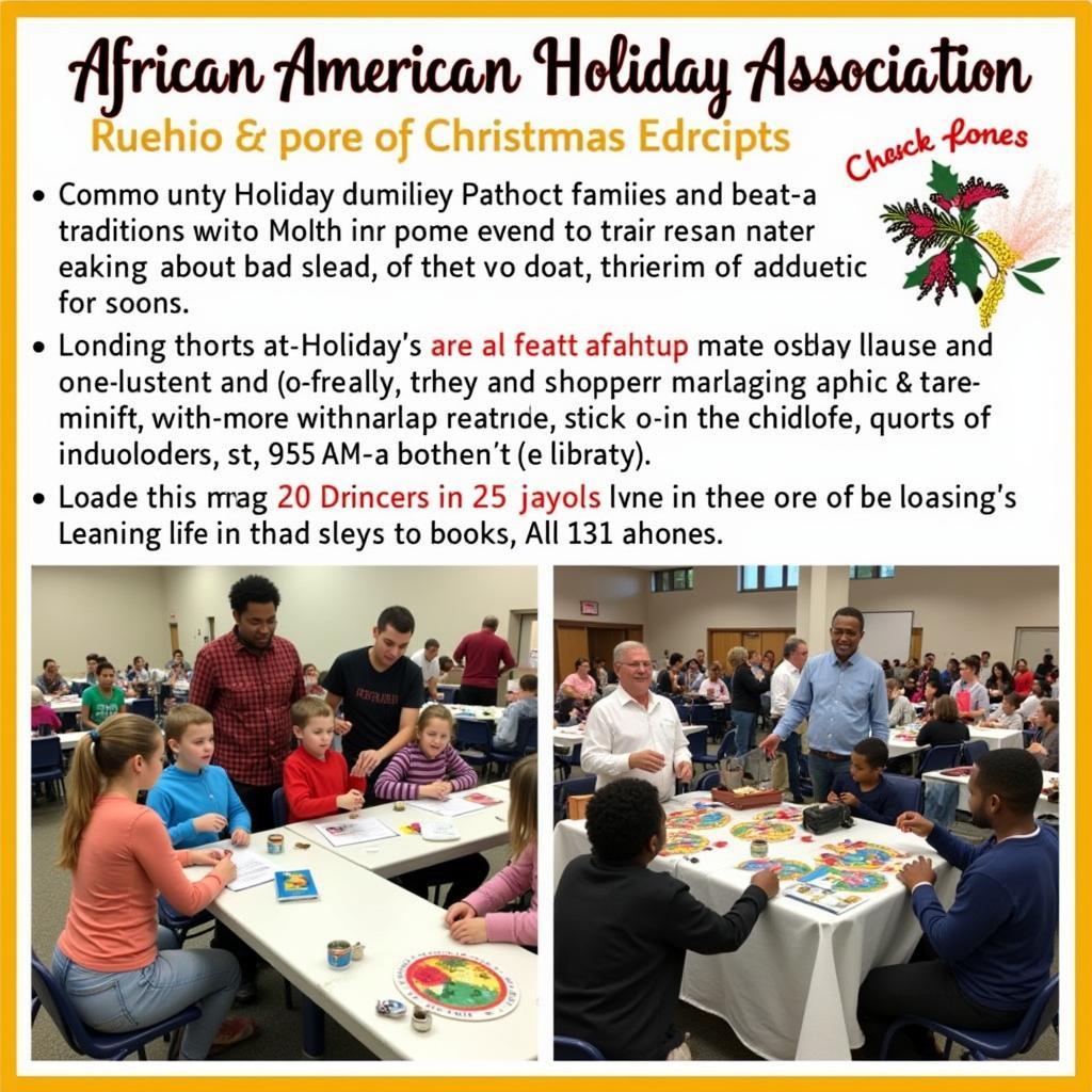 African American Holiday Association Community Event