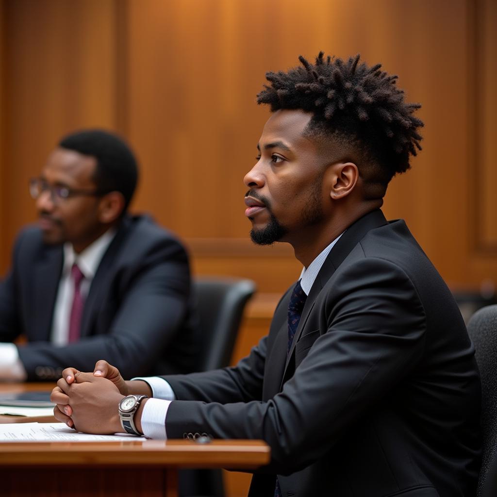 African American Lawyers in a Jacksonville Courtroom