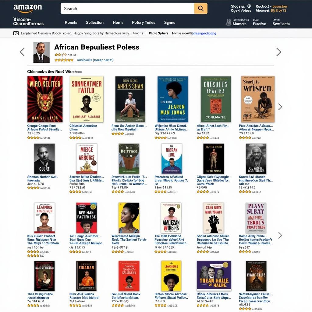 African American Literature Homepage on Amazon