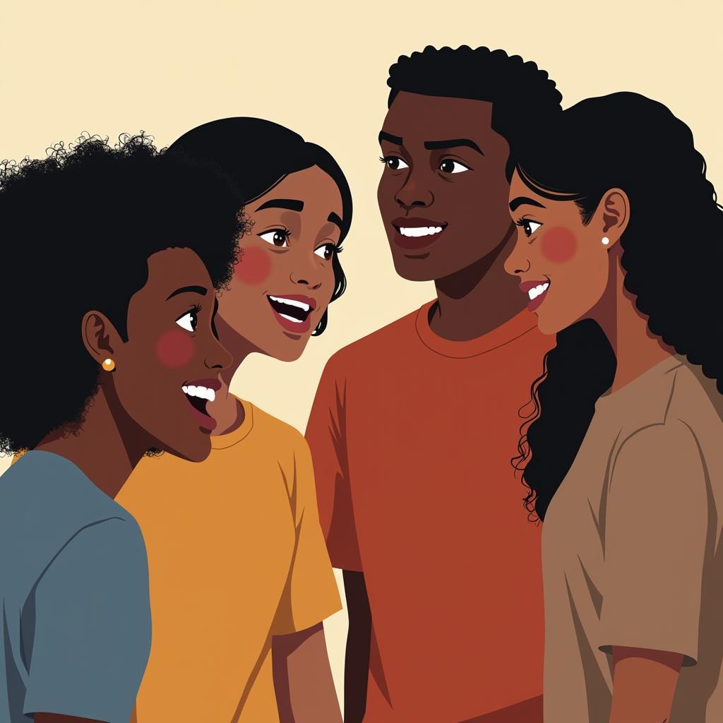 African American Teens Navigating Identity and Cultural Influences