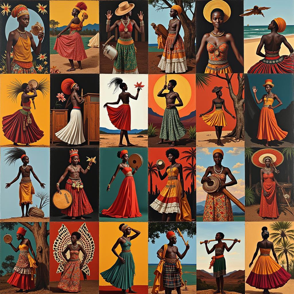 Exploring the vibrant world of African art, music, and dance.