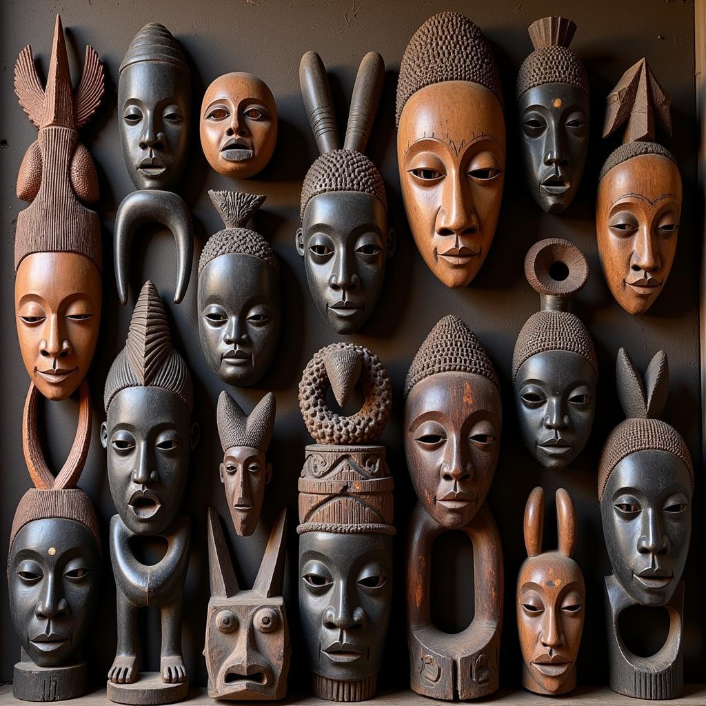 African Artisanal Wood Carvings and Masks: Exploring Makonde Artistry