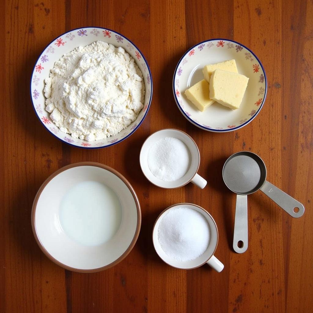 Ingredients for African Bao Bao