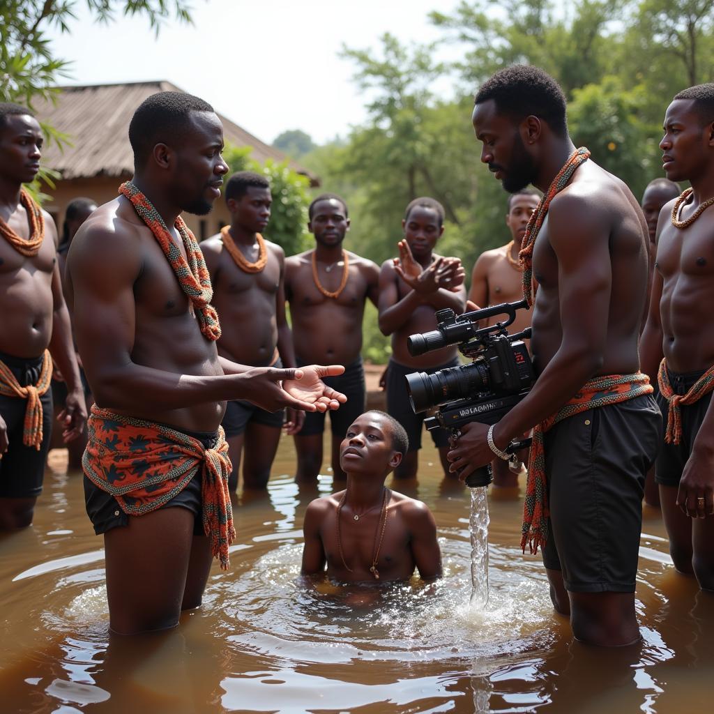 Ethical representation of African bathing in a documentary