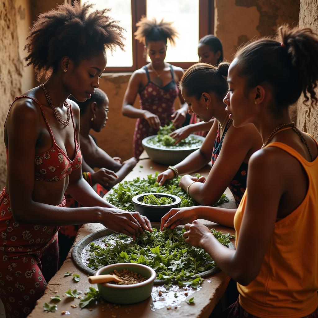 Traditional African Bath Rituals