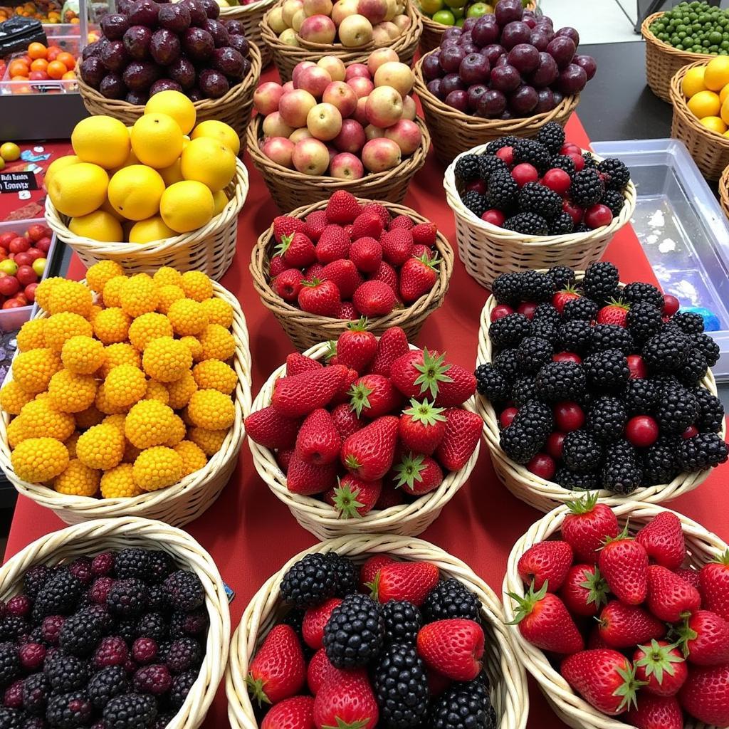 African Berry Fruit Diversity at Lulu Mall Kochi