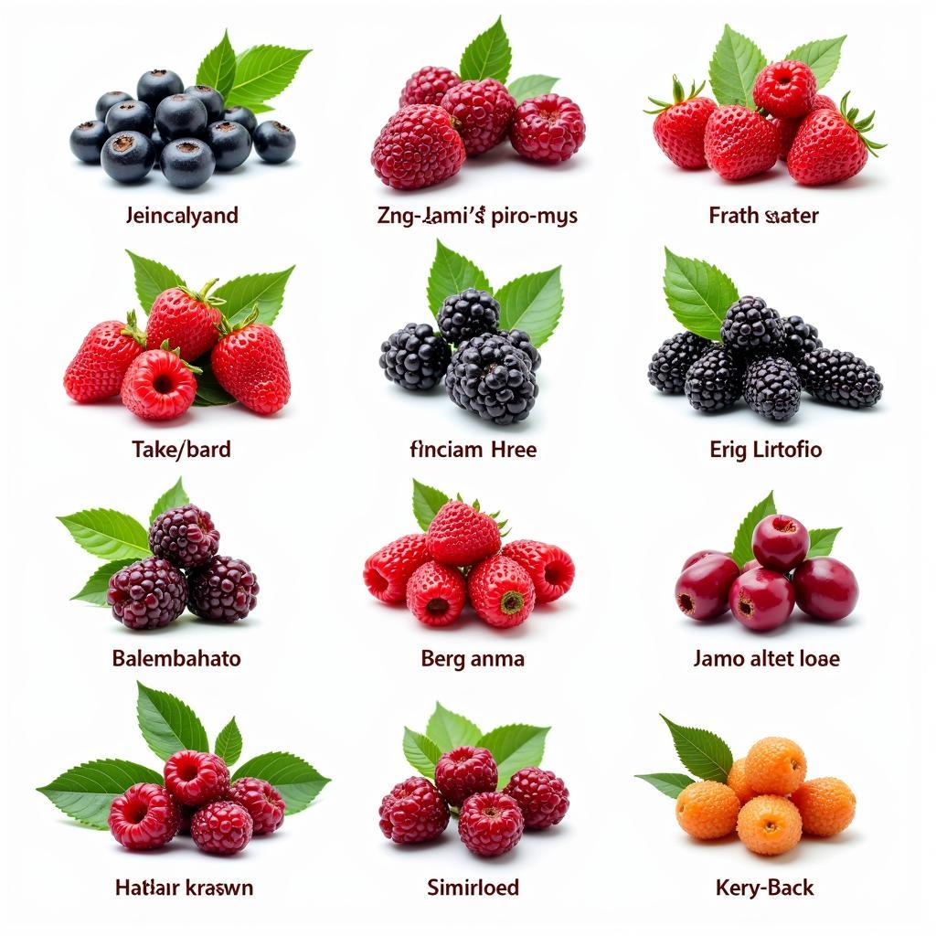 Variety of African Berries Used in Hindi Contexts