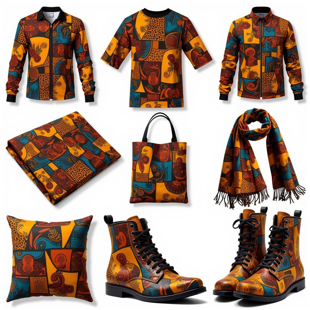 African Black Lady Doodle Inspired Fashion and Accessories