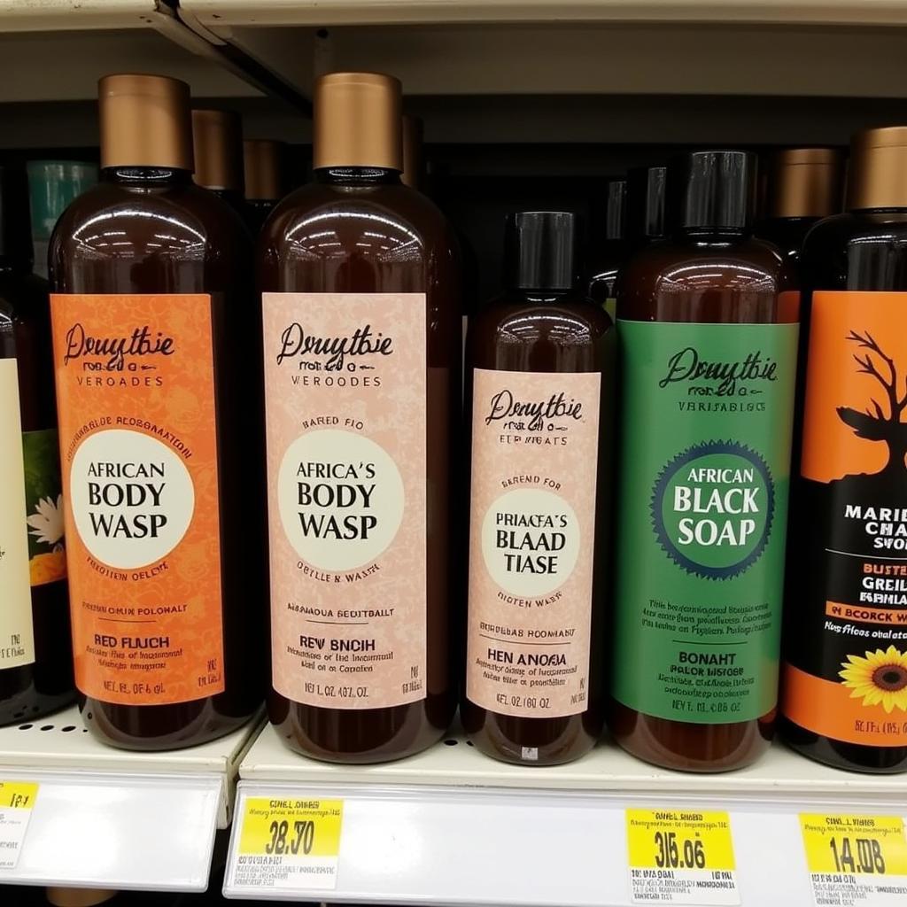 African Black Soap Body Wash at Walmart