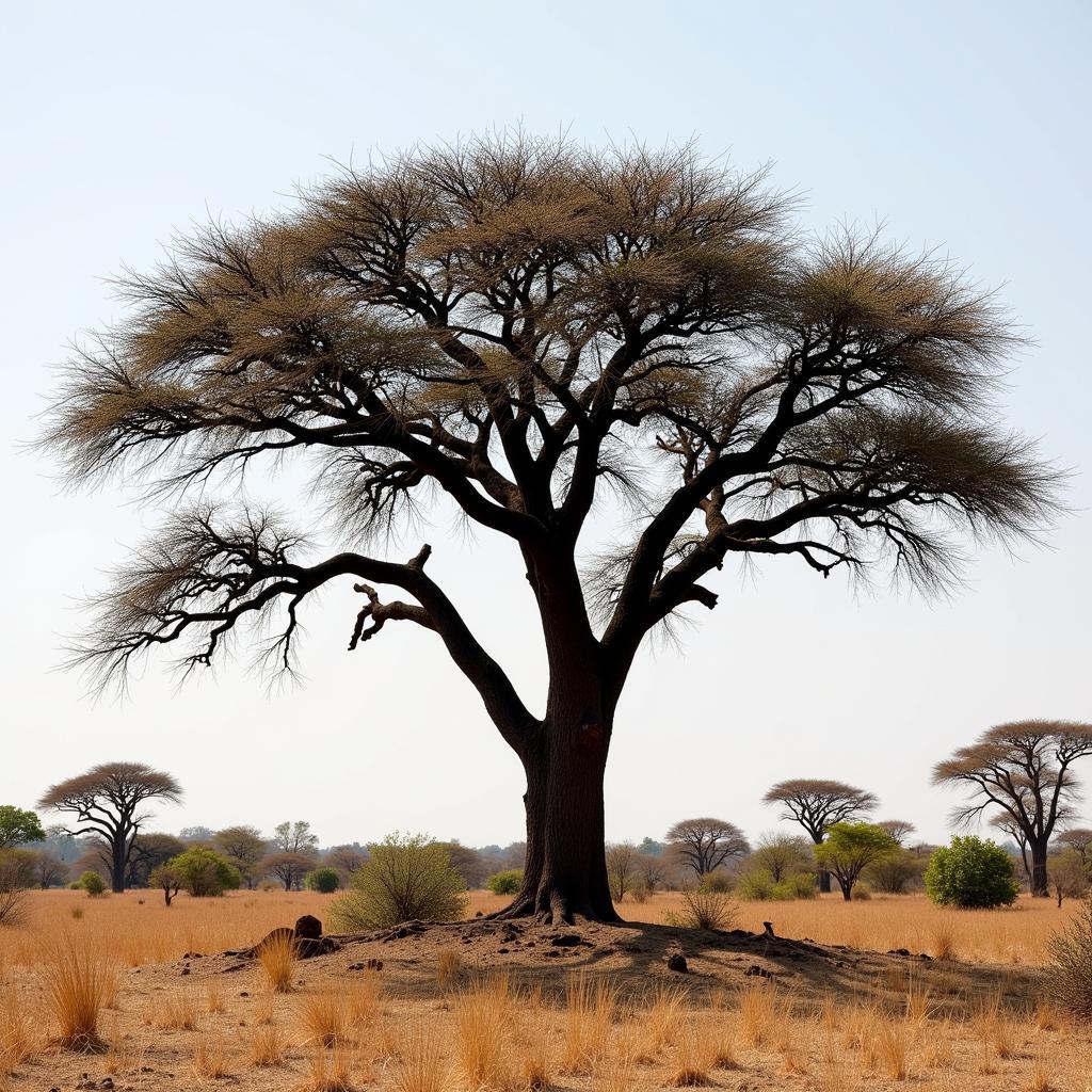 African Blackwood Tree in its Natural Habitat