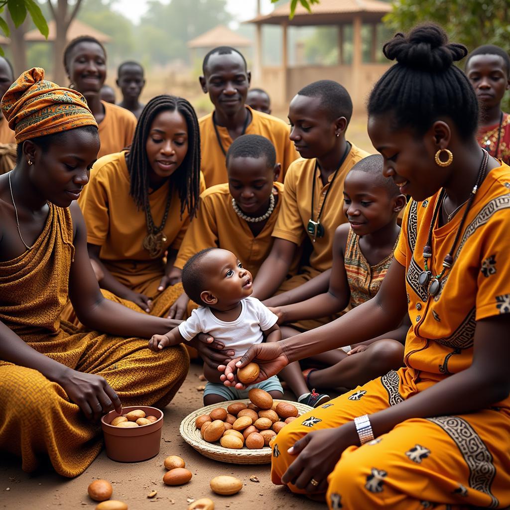 African Boy Names Starting With A: A Traditional Naming Ceremony