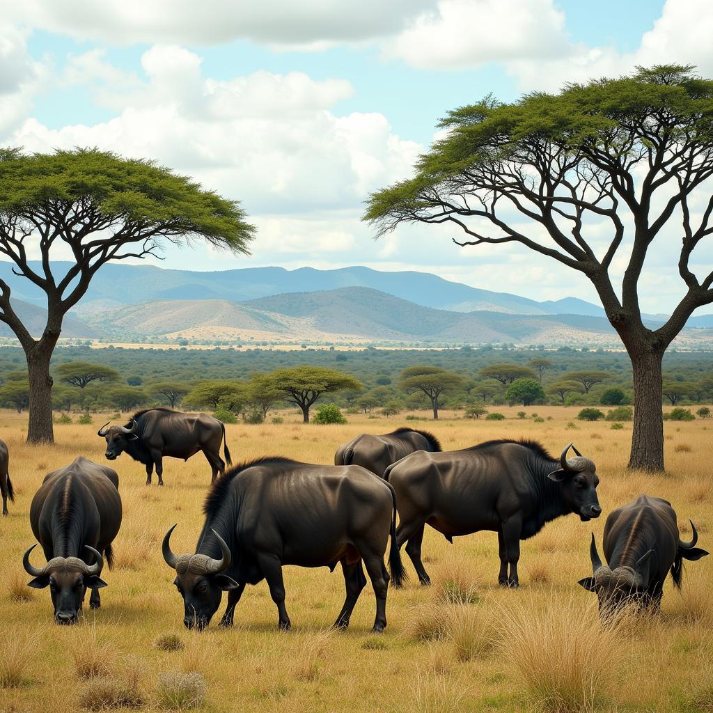 African Buffalo Habitat and Distribution