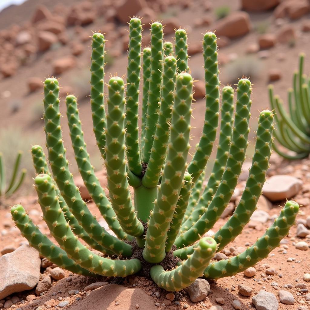 Euphorbia abyssinica - A Majestic Example of an African Candelabra