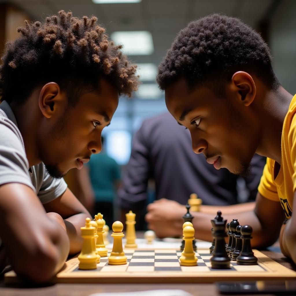 African Chess Championship 2019 Intense Match