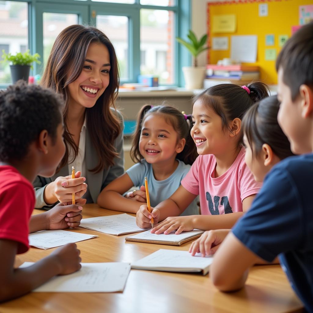 African children thriving in a supportive and engaging school environment.