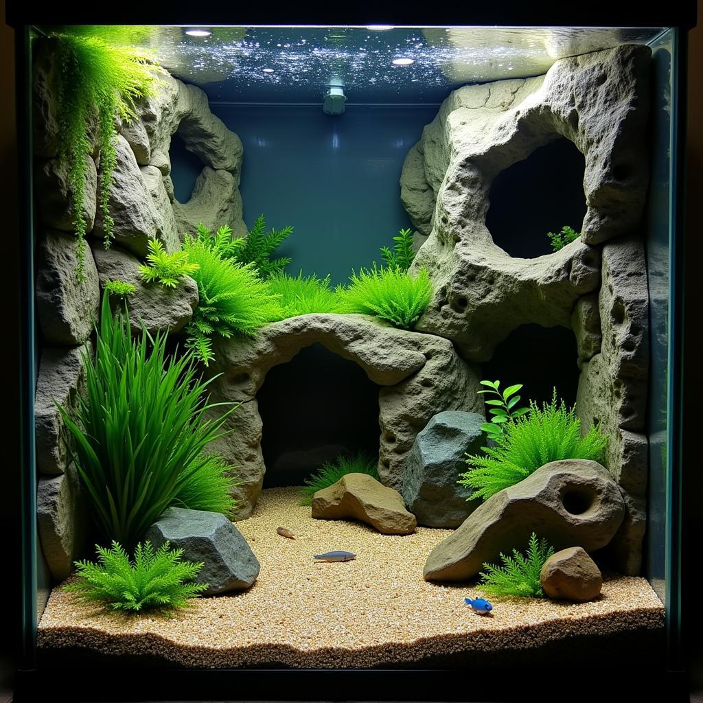 African Cichlid Aquarium Setup