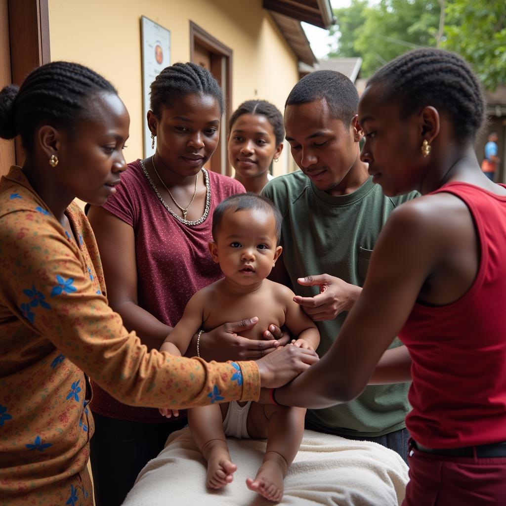 Participants in African Circumcision Rituals