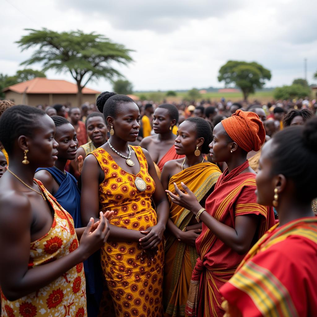 African community gathering