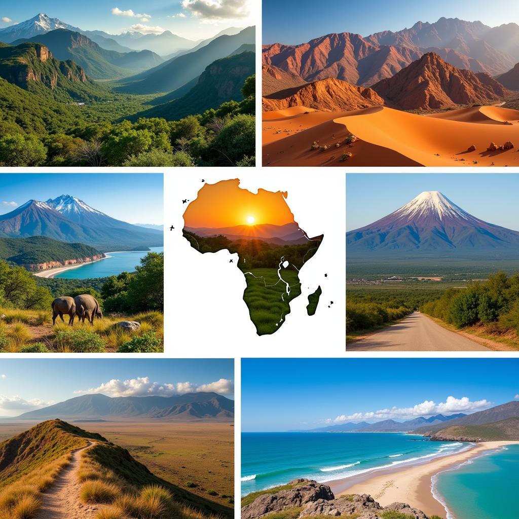 African Continent: Diverse Landscapes and Tourist Places