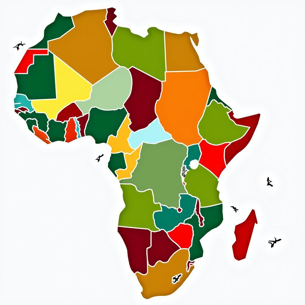 Map of African Continental Free Trade Area