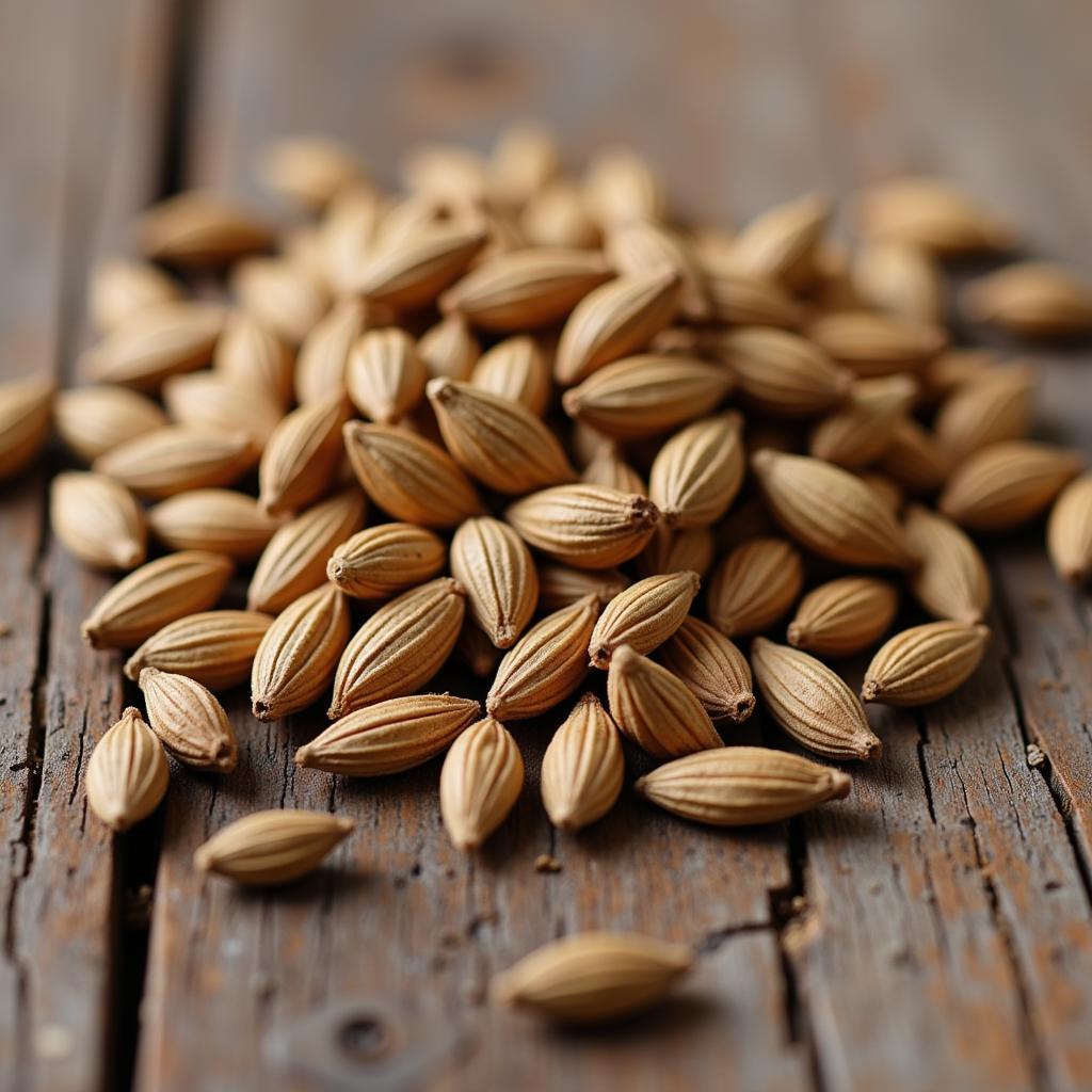 Close-up of African Coriander Seeds