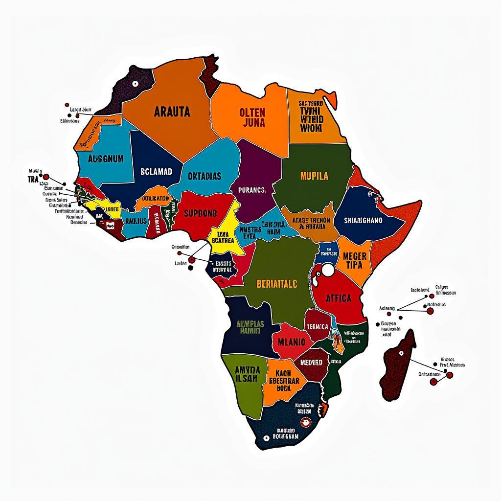 African Cultural Diversity Map