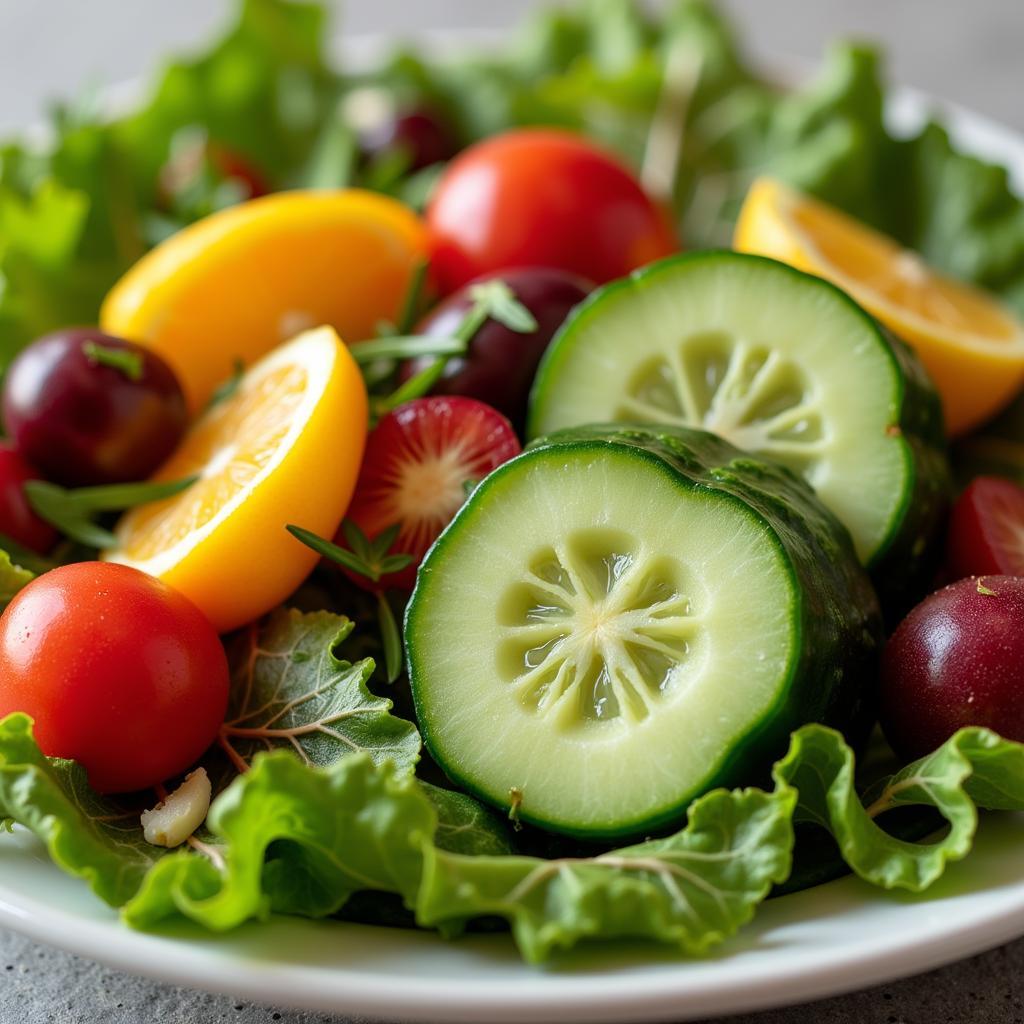 African Cucumber in Salad