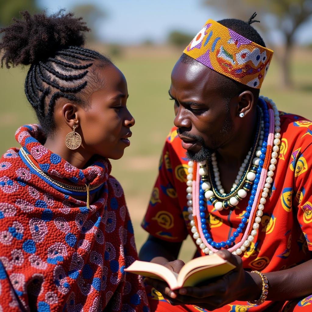 Diverse African Cultural Expressions: Maasai Beadwork and Griot Storytelling