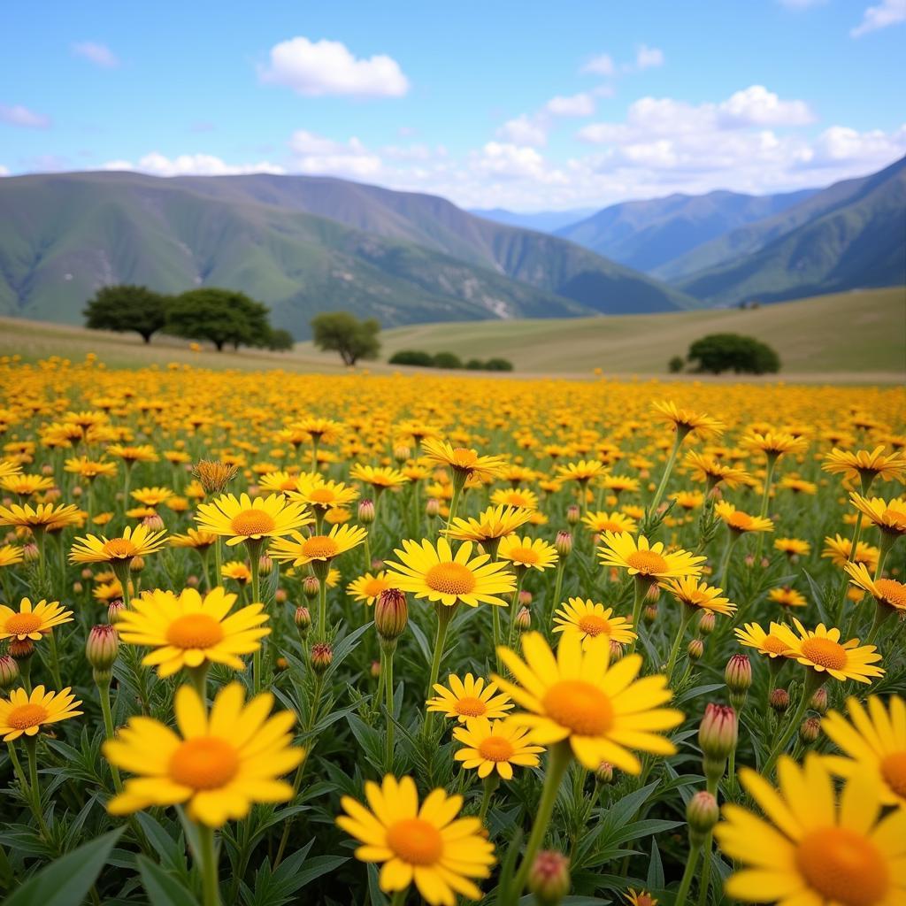 African Dairy Flowers in their Natural Habitat