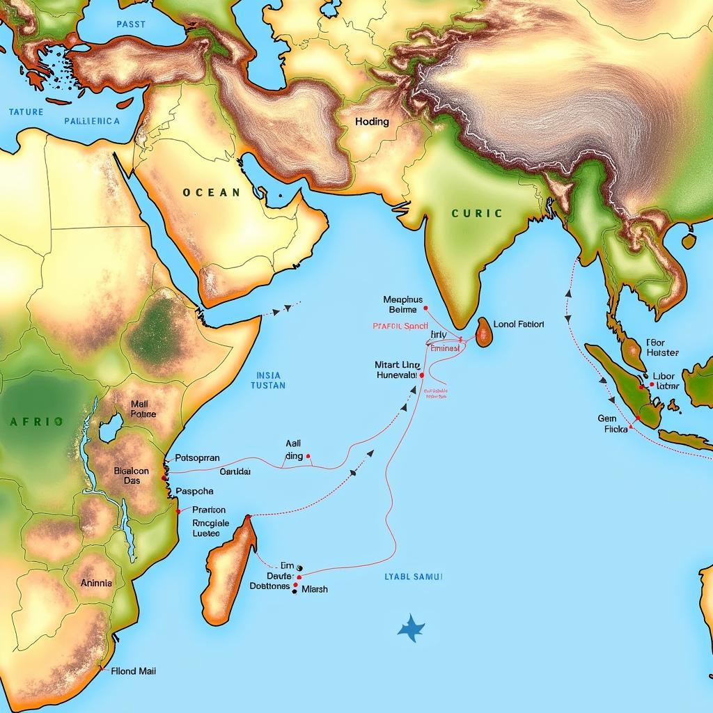 Ancient Trade Routes Connecting Africa and the East