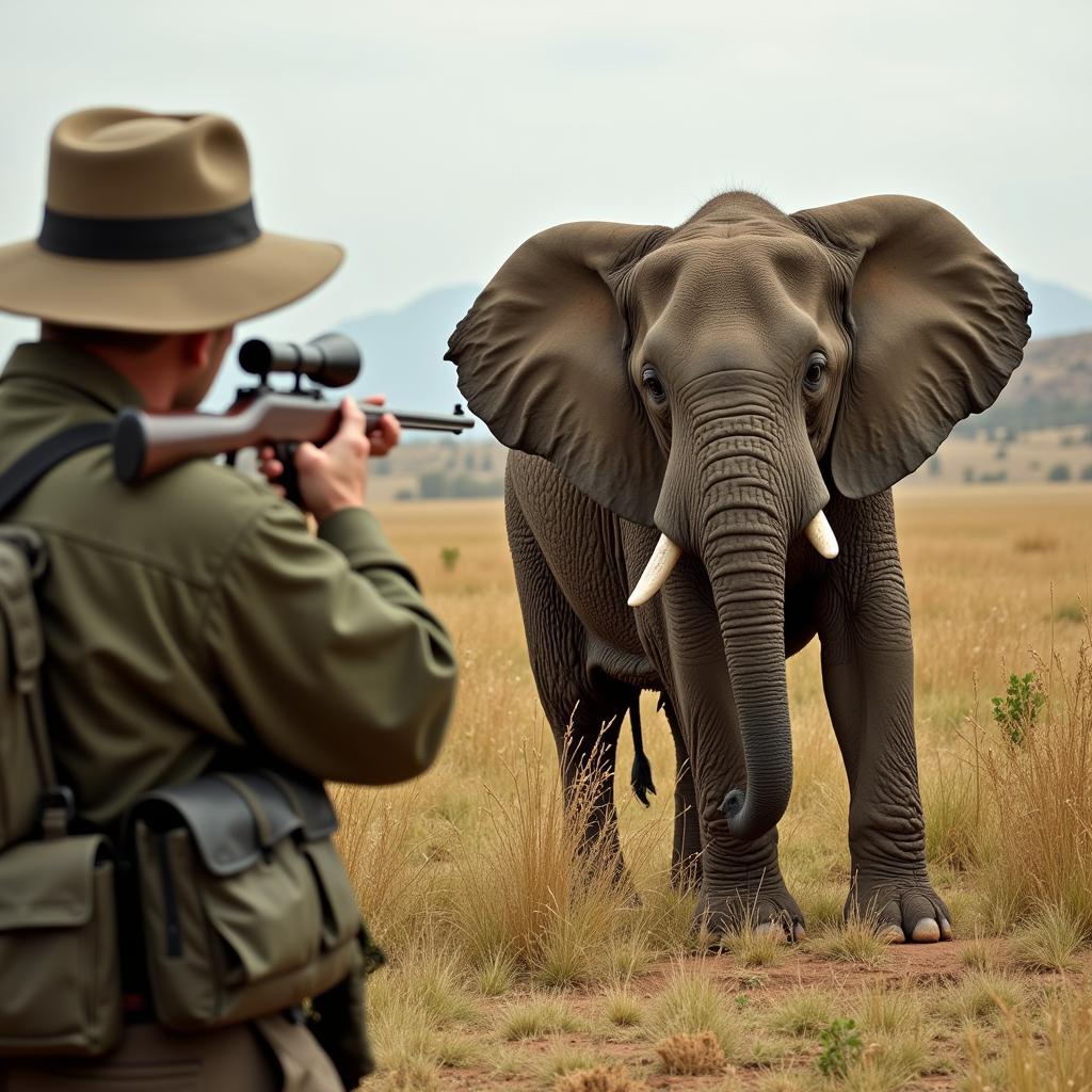 African Elephant Poaching Threat