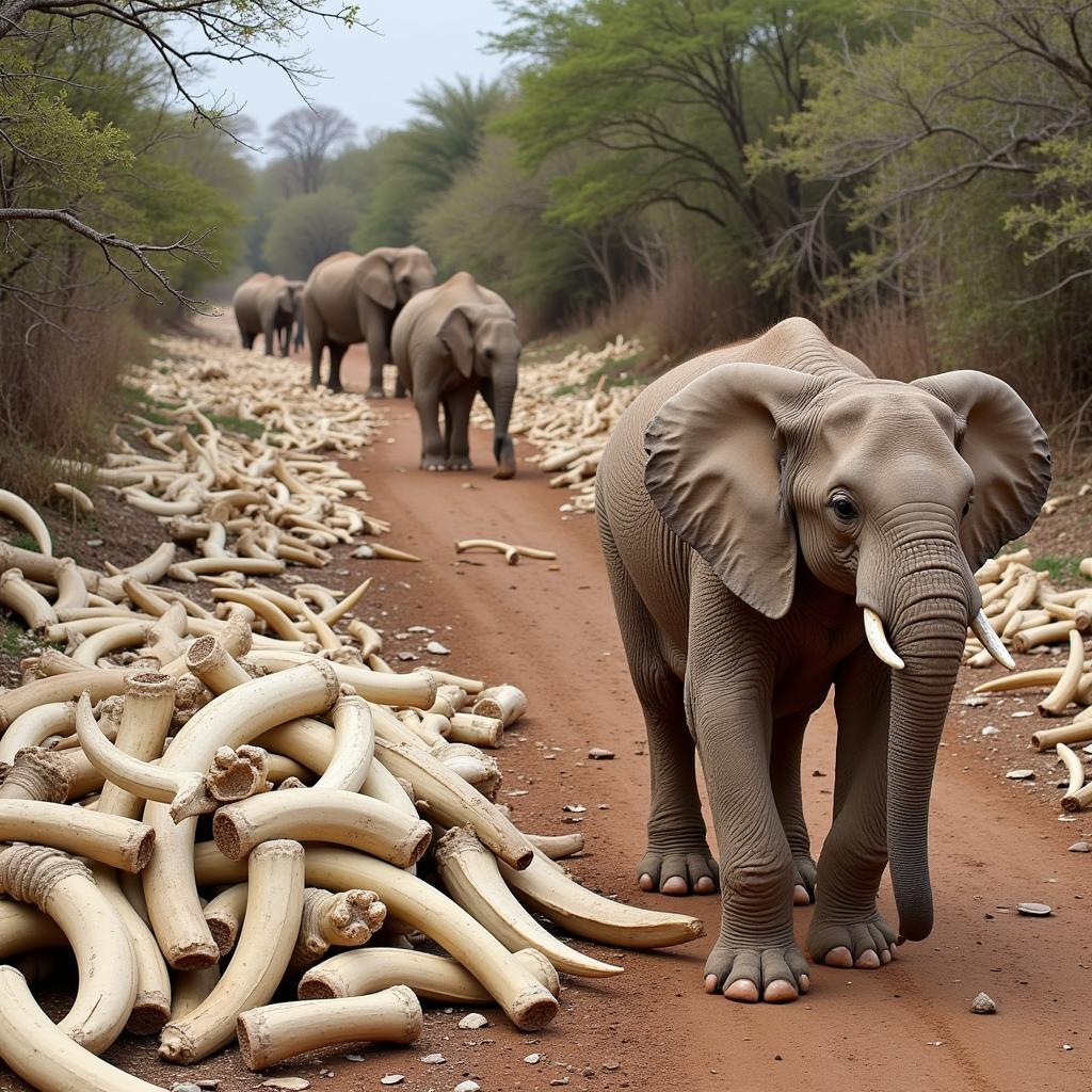 Impact of Illegal Ivory Trade on African Elephants