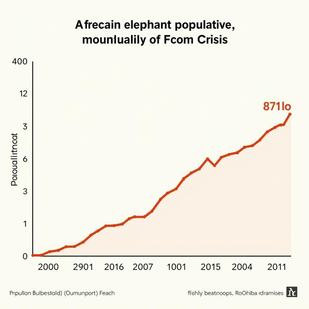 African Elephant Population Decline Graph 2019