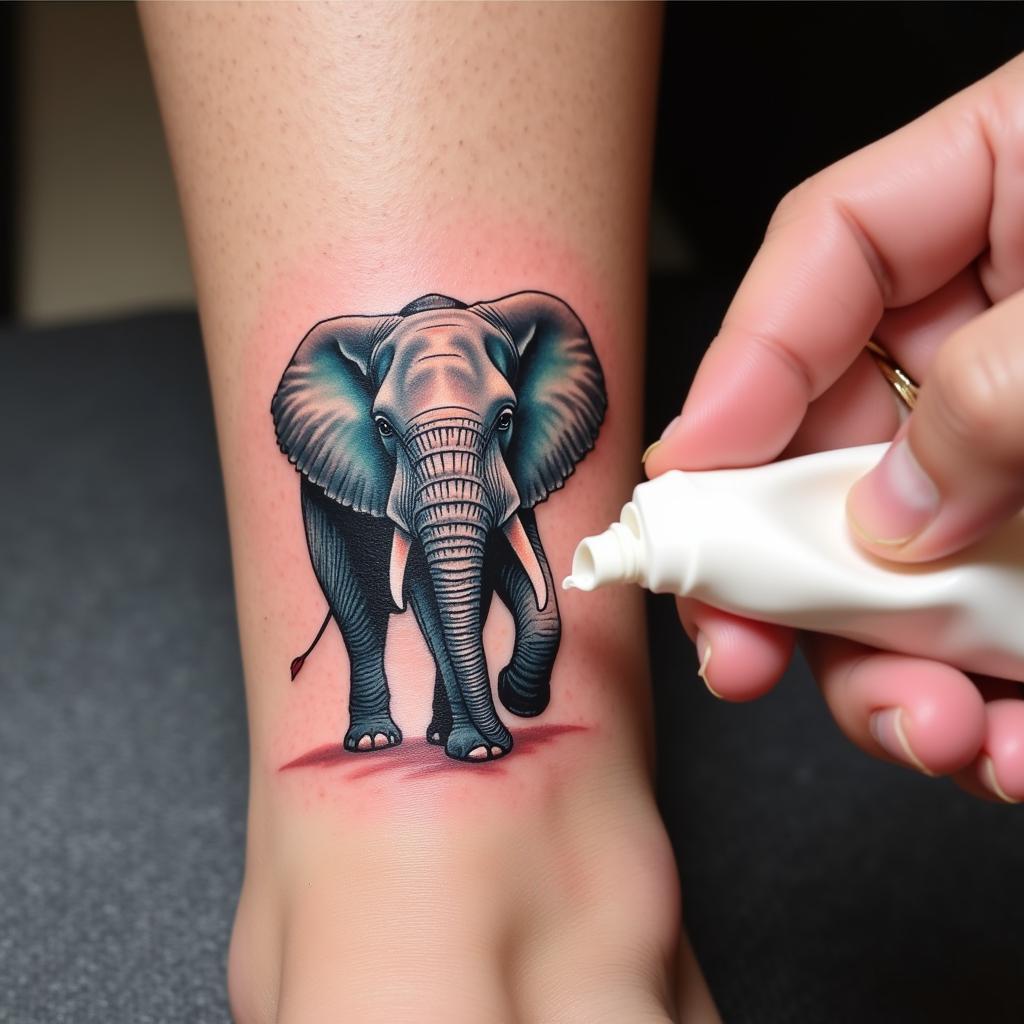 African Elephant Tattoo Aftercare