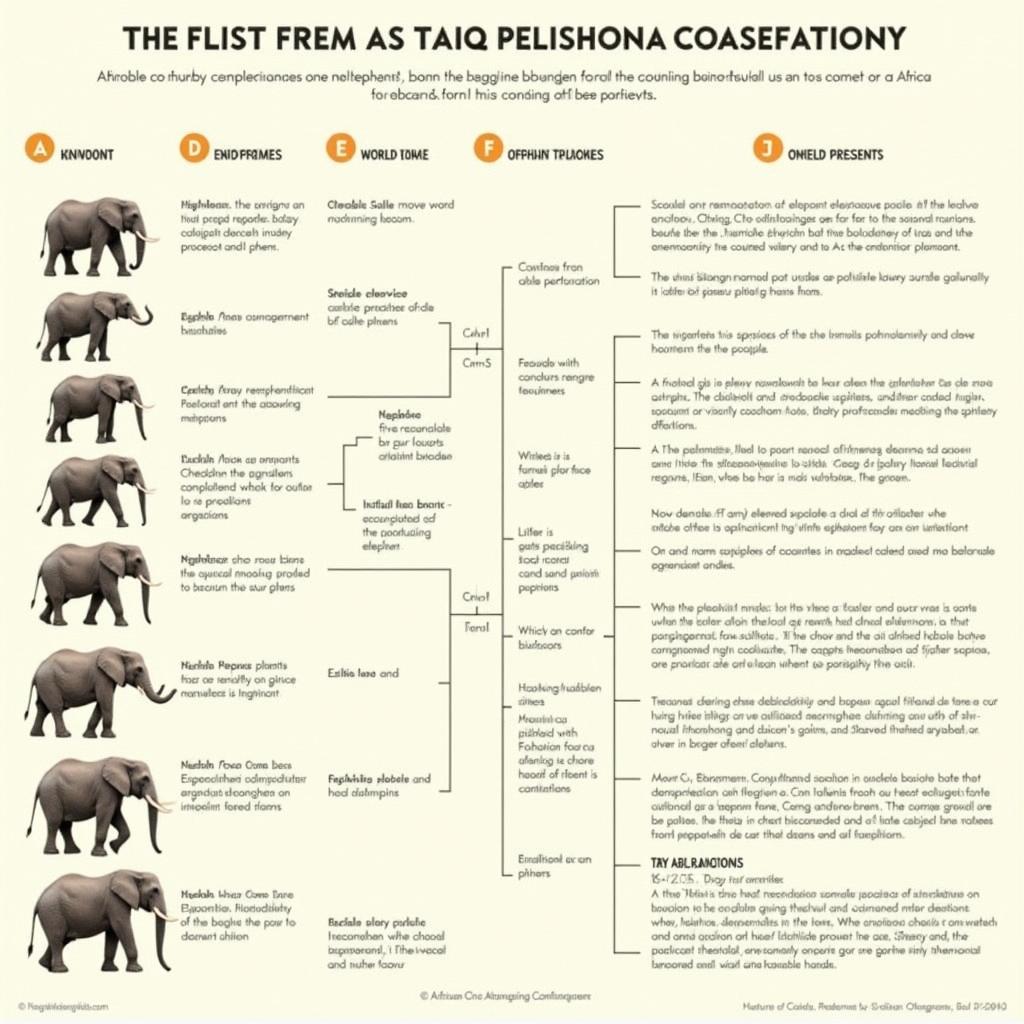 African Elephant Taxonomy Chart