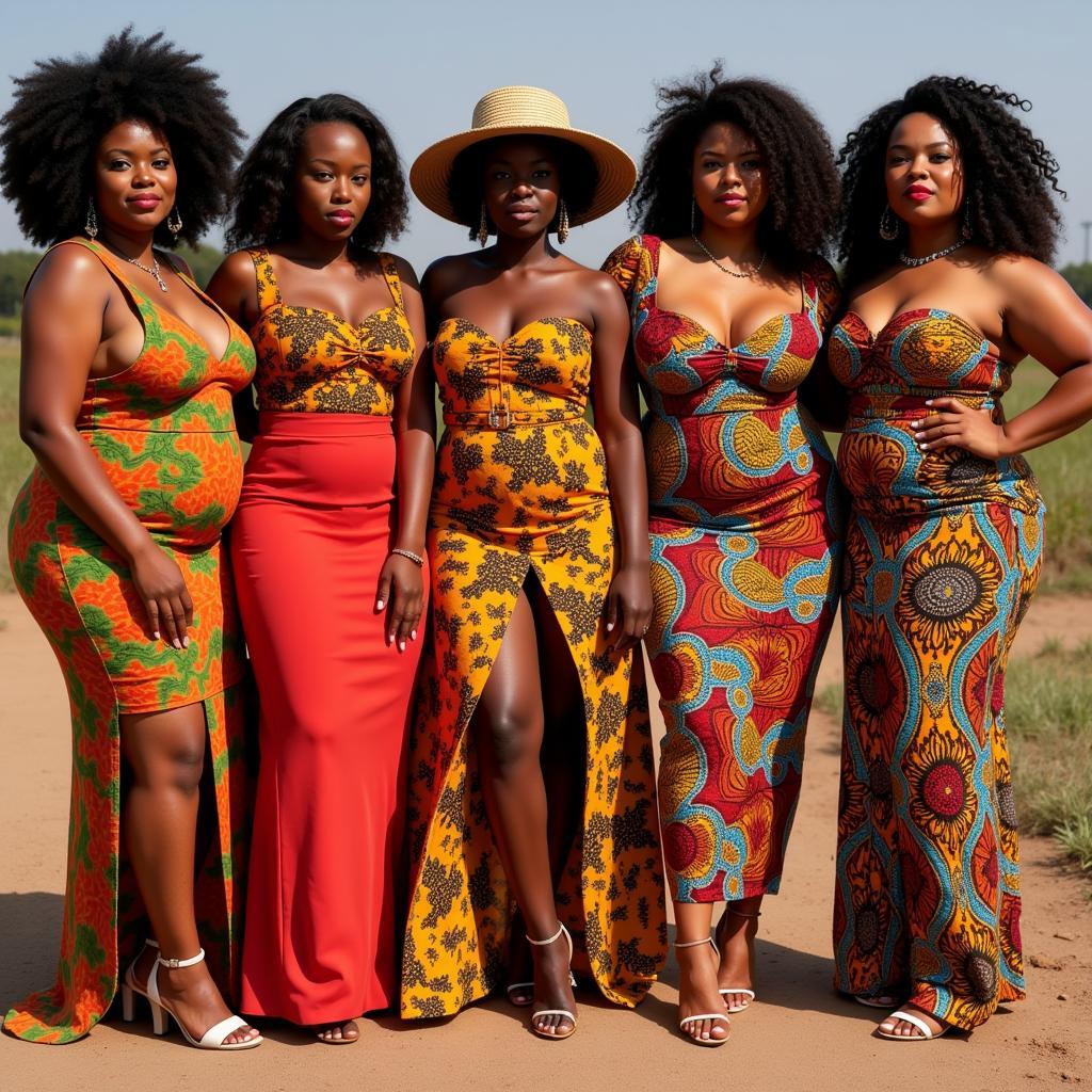 African Fashion Celebrating Curves