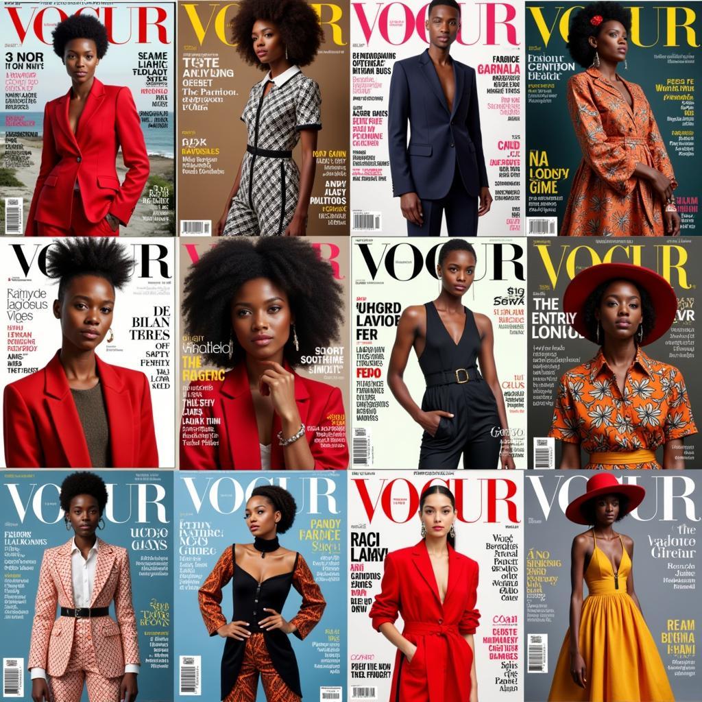 African Fashion Magazines Cover Models