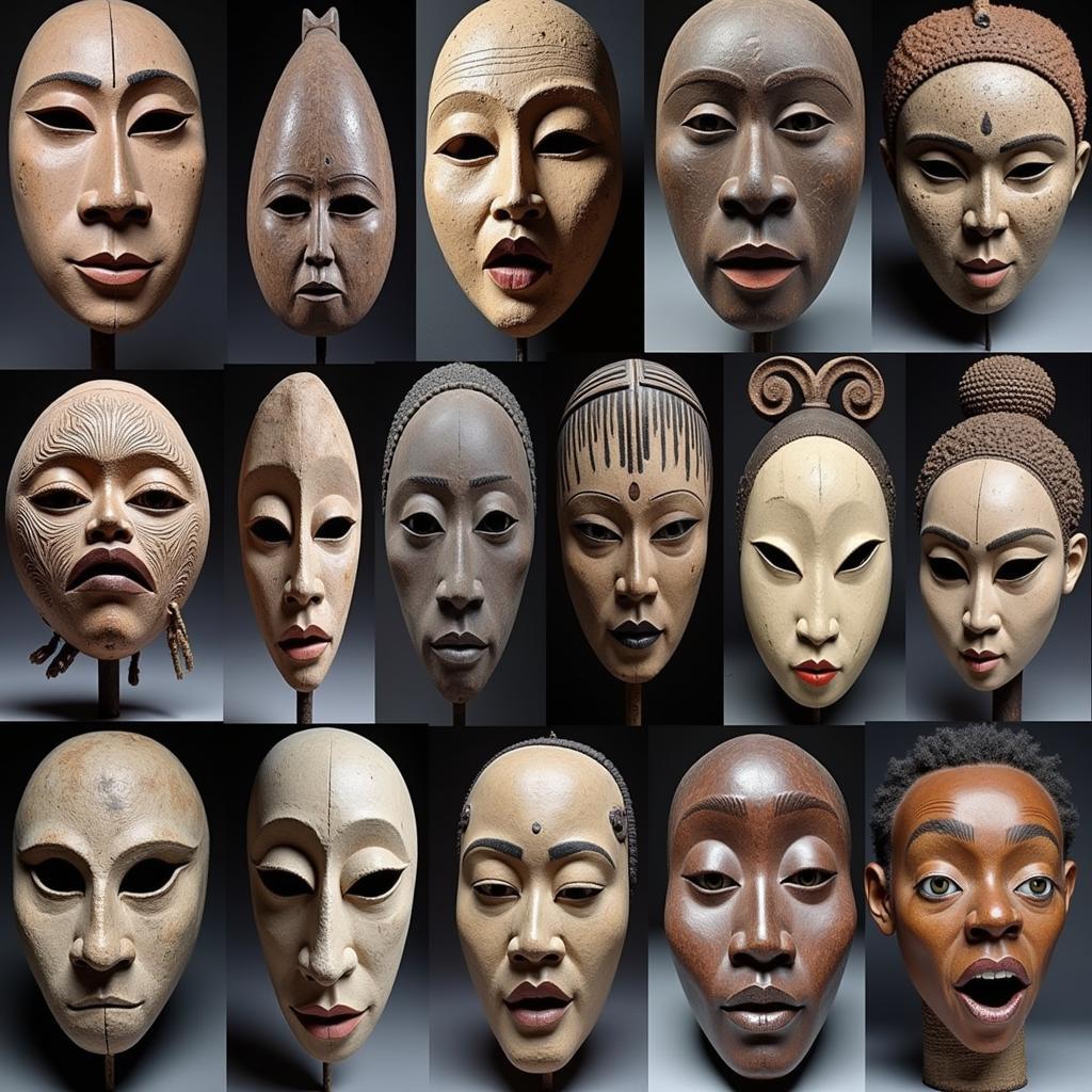 Diversity in African Fertility Mask Styles