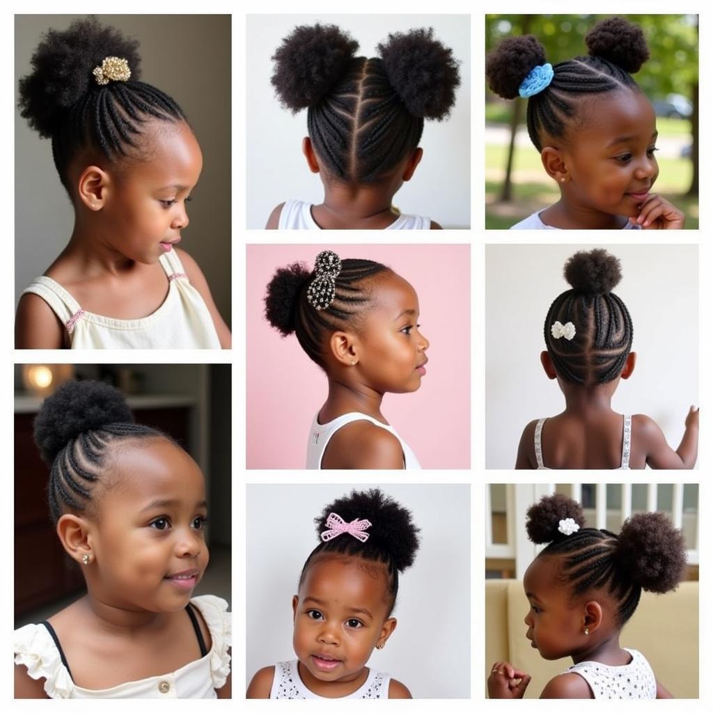 African Flower Girl Hairstyles for Toddlers