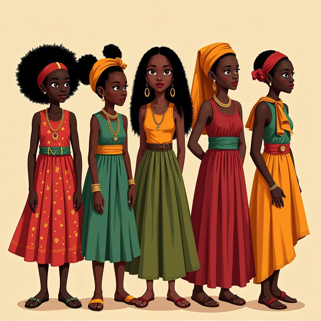 African girl names representing strength and resilience