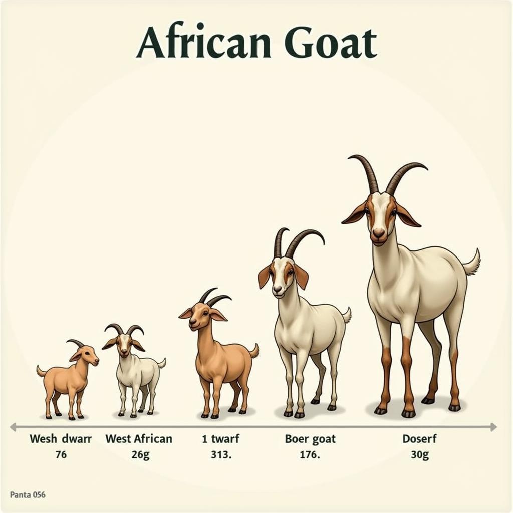 Comparing Heights of Different African Goat Breeds