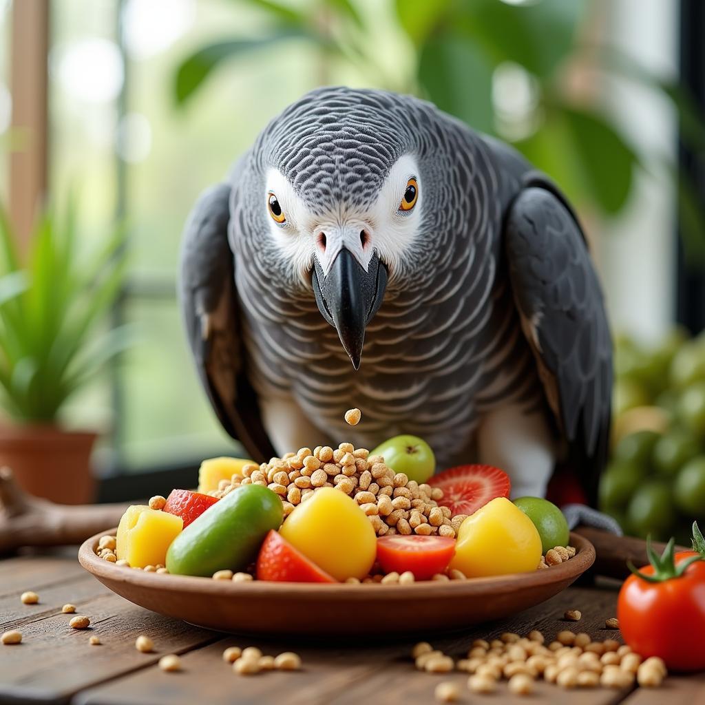 A Healthy Diet for African Grey Parrots