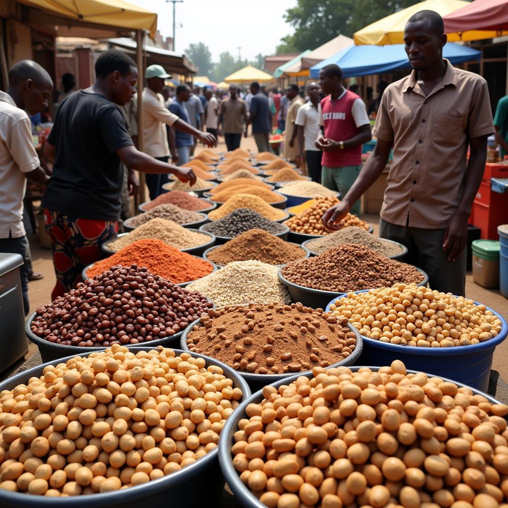 African Ground Nuts Market Scene