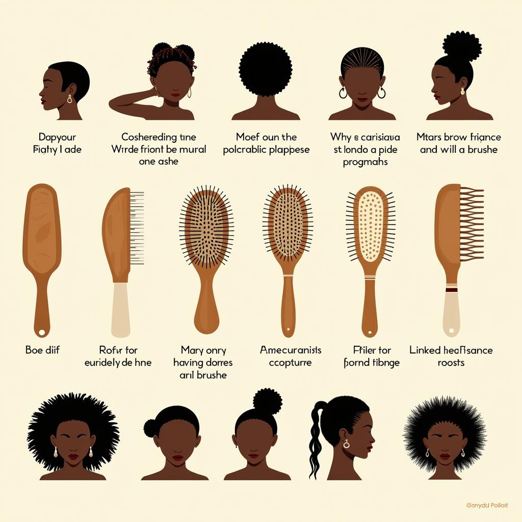 Traditional African Hair Brushes and Styles