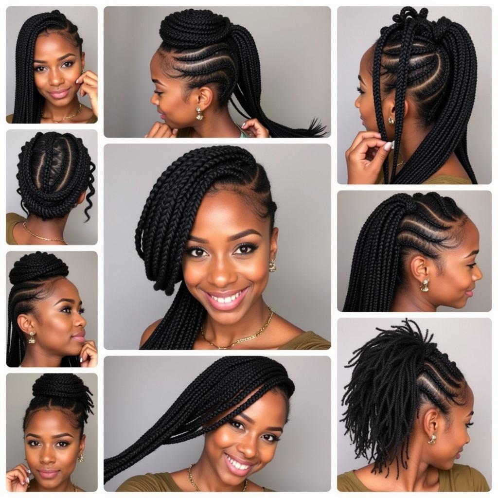 Different African Hairstyles Achieved with Extensions in Brisbane