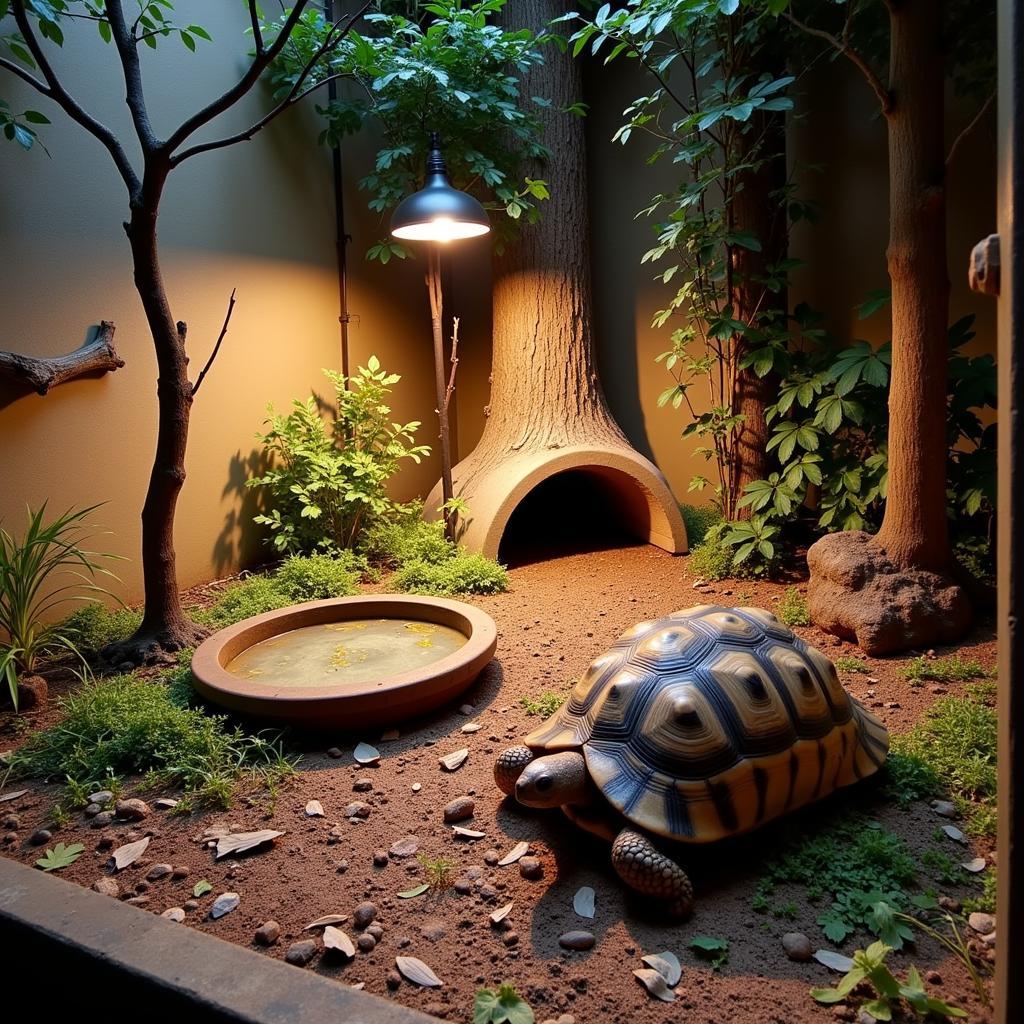 Ideal Enclosure Setup for an African Hingeback Tortoise