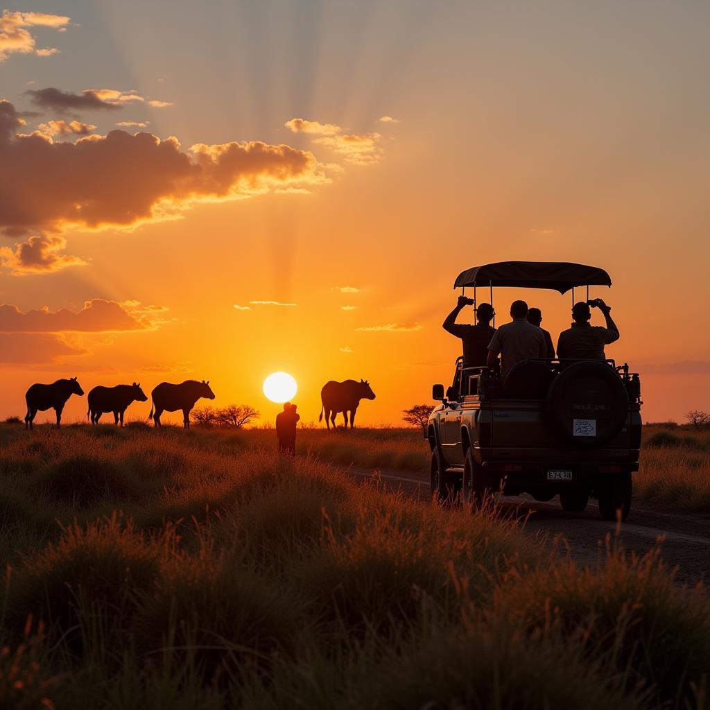 African Hunting Safari on the Plains