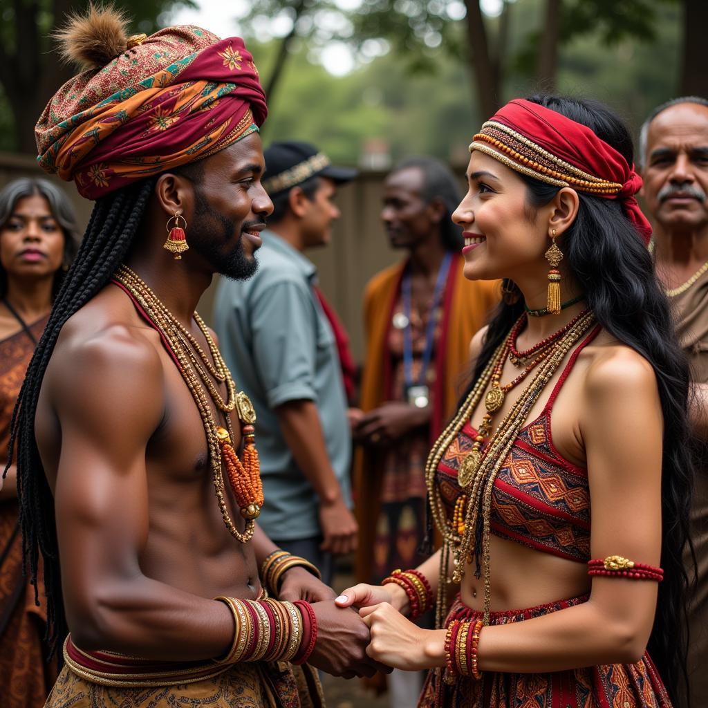 African and Indian Cultural Exchange