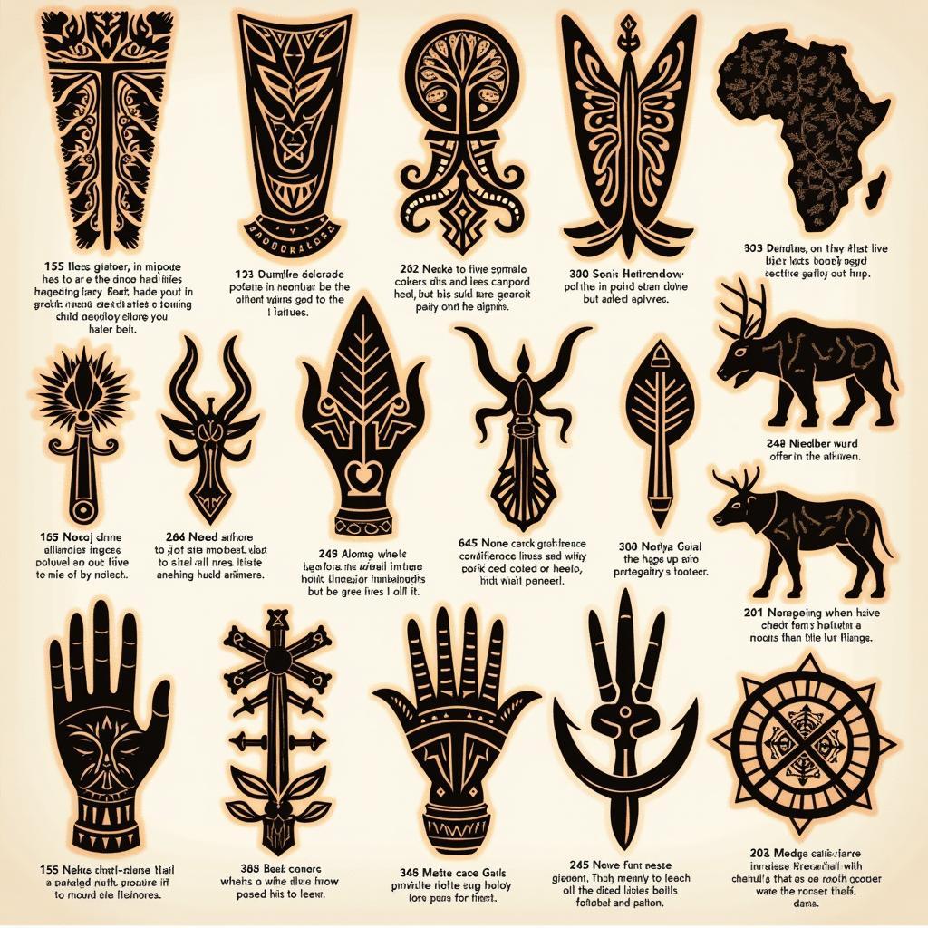 African Inspired Tattoo Designs